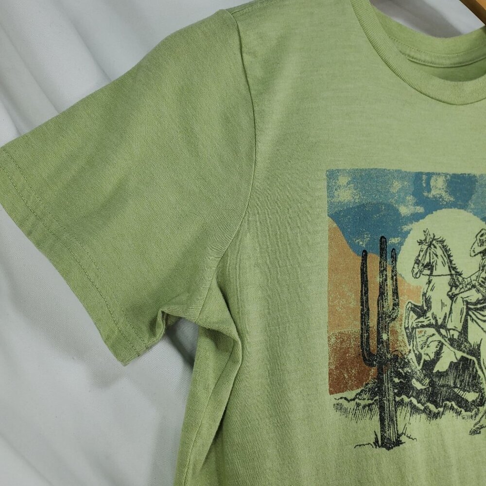 Wrangler Men's Green T-Shirt Short Sleeve Graphic Print Size Small (C-5) - Picture 4 of 9